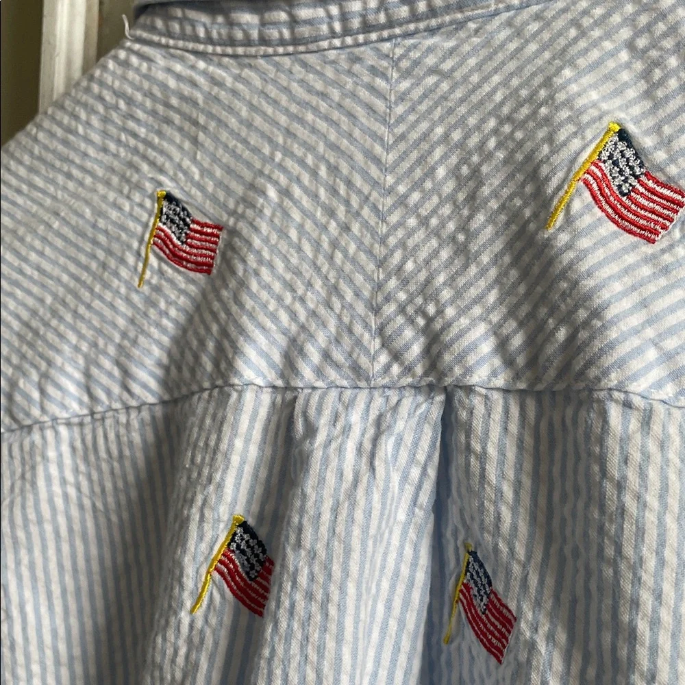 Castaway Light Blue Shirt with Red Embroidery - Picture 6 of 7